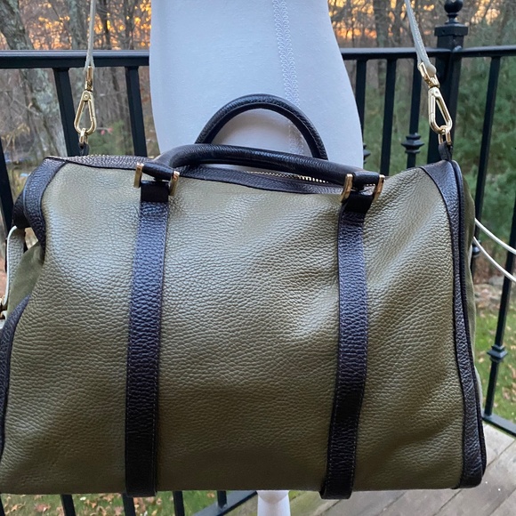 Elisabetta Yang Italian Made Leather/Suede Tote - Picture 4 of 8